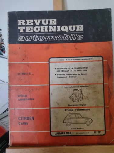 Revue technique automobile rta - revue,