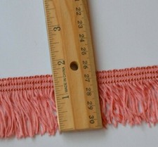 Flamingo Pink 1.5” fringe