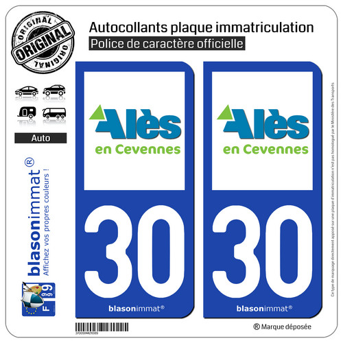 Stickers autocollant plaque - 2,