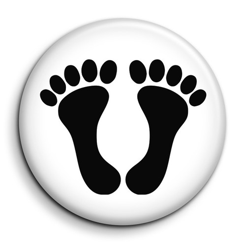 Pieds noirs badge - noirs,