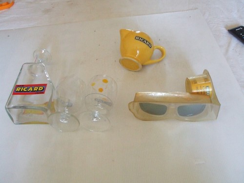 Ricard lot carafe - ancienne, +