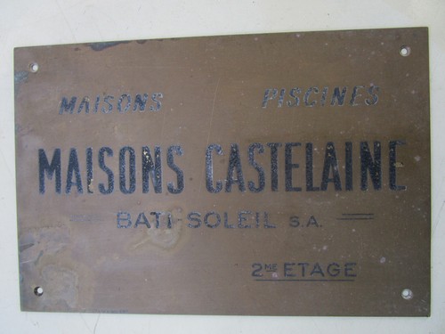 Ancienne plaque