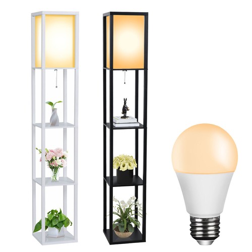 Lampadaire bois lampe sur - en,