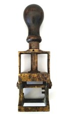 Tampon encreur ancien en