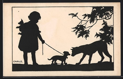 Carte postale artiste carus - d'artiste,
