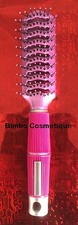 Brosse Plate Rose Coiffure Cheveux Brushing Soins Beauté Capillaire Long 23.5 cm