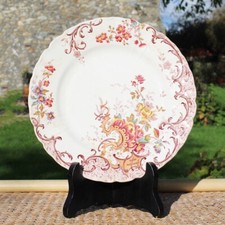 Assiette plate polychrome en