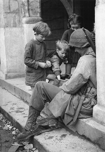 Ww2 photo un gi s - -,