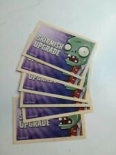 Risk Plants.vs Zombies Replacement Cards Skirmish Upgrade Set Of 6 Purple