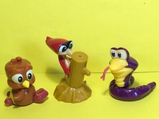 Lem  : 3 KINDER 2013  - SERPENT à SONNETTE FT021  /  FT018 oiseau / FT019 pivert