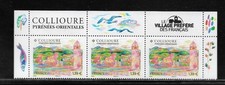 france 2025 Favorite Village COLLIOURE Pyrenees Orientales Roussillon 3v STRIP