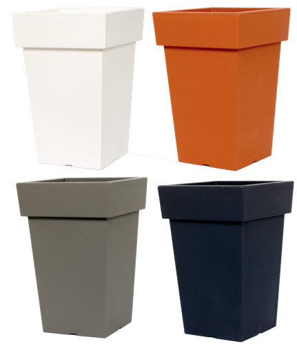Pot fleurs plastique - pot, à