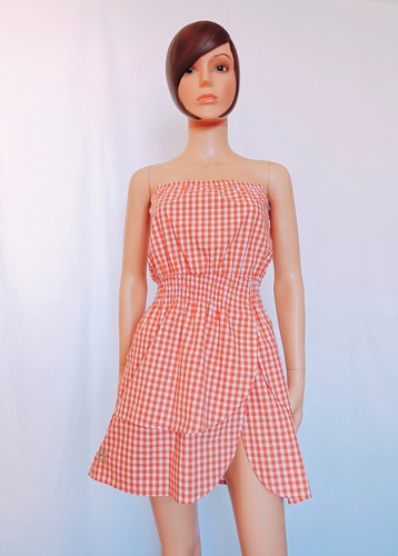 Robe bustier courte - , vichy