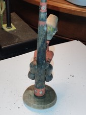 Figurine bonhomme mât bois