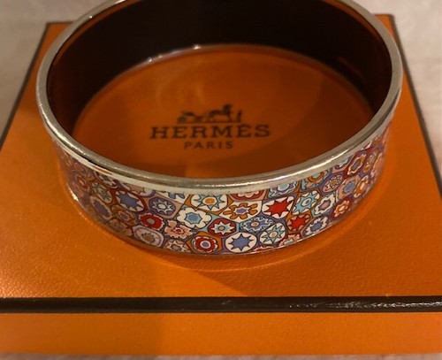 Hermes medium enamel floral - hermes,