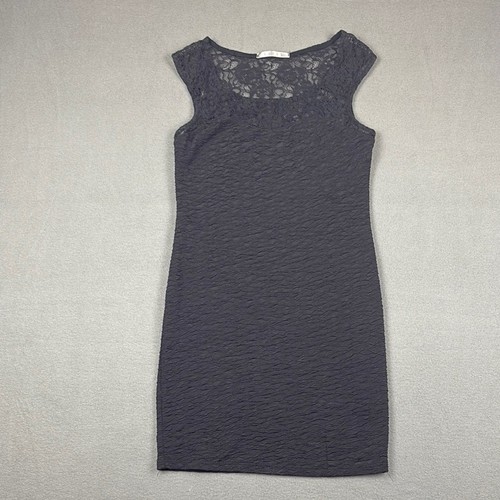 Easel black bodycon dress - black,