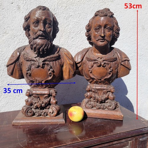 Paire bustes reliquaires - paire, bustes-