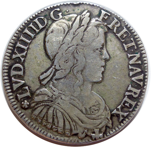 Louis xiv écu à - xiv, la