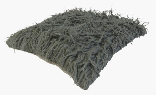 Housse coussin flokati - coussin,