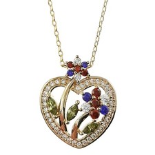 Collier COEUR AMOUR Plaqué Or