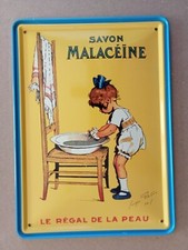 Plaque métal Savon MALACEINE