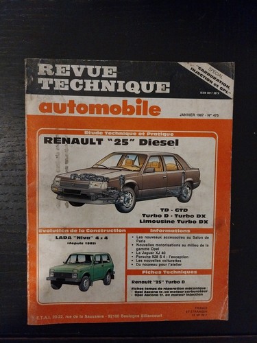 Revue technique renault 1 - technique,