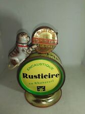 ANCIENNE BOITE PUBLICITAIRE RUSTICIRE DECOR CHAT