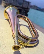 Ancien bugle de poche