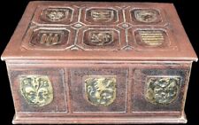 JOLIE BOITE CUIR GAUFRÉ À