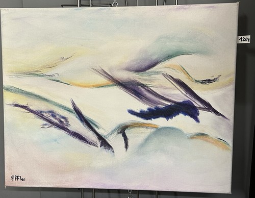 Peinture abstraite acrylique