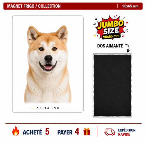 Magnet akita inu 90x65 - , mm