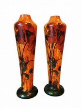 LEGRAS - Paire de vases en
