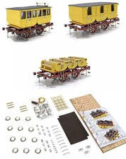 Adler 56001 OcCre Voitures voyageur coches  1/24 kit  bois métal NEUF scellé 