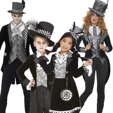 Foncé Chapelier Fou Famille Costume Halloween Alice Au Merveilles Déguisement