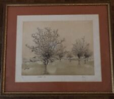 superbe gravure originale  de