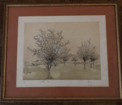 Superbe gravure originale de - ,