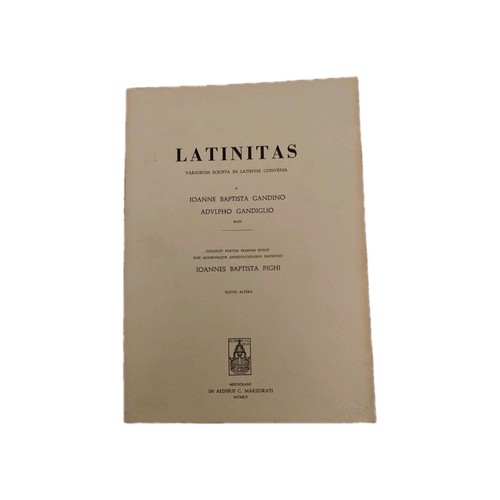 Latinitas variorum scripta - , in
