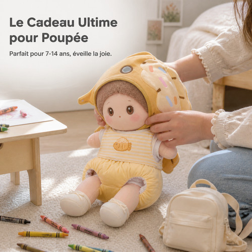 Vêtements poupée tissu - poupée, en