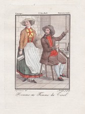Costume traditionnel tirolien - traditionnel,