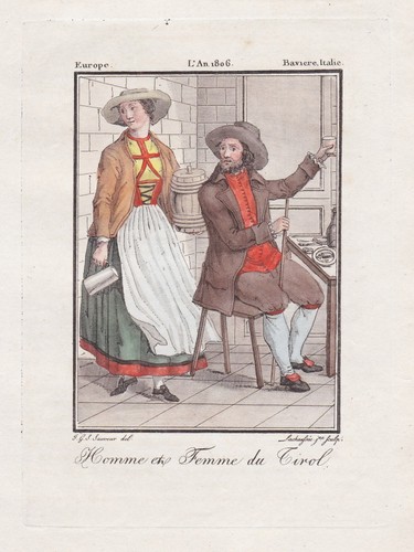 Costume traditionnel tirolien - costume,