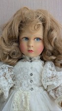 BAMBOLA LENCI Felt , doll  poupée feutrine 43 cm  Rare italy no sfbj, Steiner 
