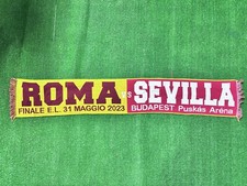 ÉCHARPE BUFANDA OFFIZIELL AS ROME SÉVILLE ULTRAS ECHARPE SCHAL MATCH PORTÉ