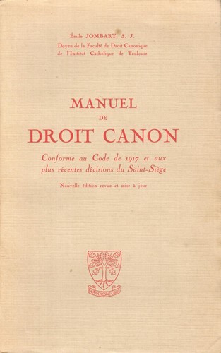 Manuel droit canon par - de,