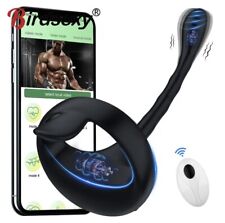Vibromasseur Prostate Bluetooth avec Massage Anal, Plug, Anneau