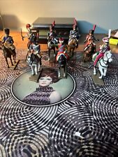 Lot de Figurines 8 Cavaliers Grande Armée Napoléon - Plomb Peint