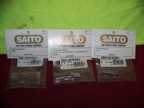 Saito engine motor gasket set