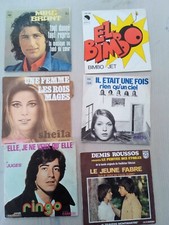 AFFAIRE A SAISIR LOT DE 27 DISQUES 45 TOURS ET 33 TOURS + 3 coffrets CD  T.B.E