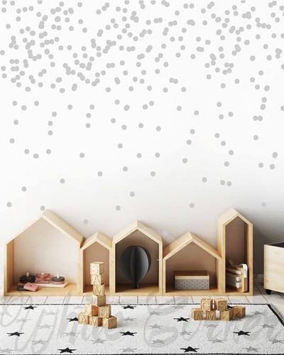 Polka dot wall - wall,
