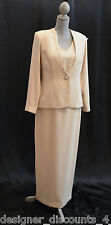 Karen Miller Champagne formal Beaded Mother of the bride gown & jacket  Size 8