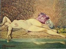 Ancien TABLEAU  Huile sur